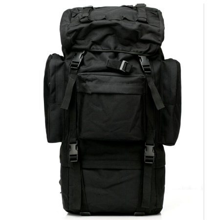 Рюкзак каркасный тактический black 75 л